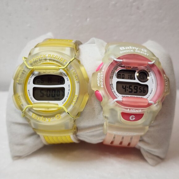 Casio G Shock - VIntage great shape set of 2 Baby G - Picture 3 of 16